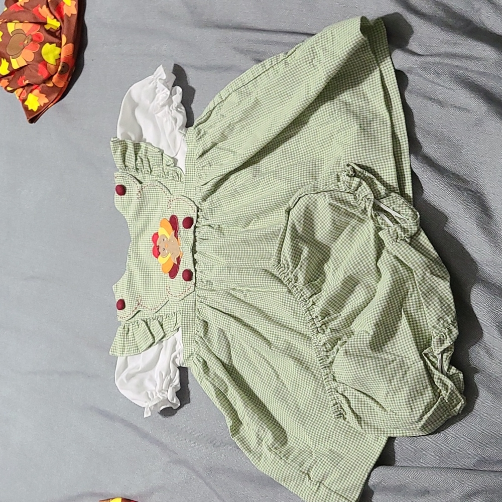 Thanksgiving Dress with Bloomers